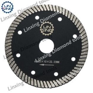 6 1/2in Lunghezza lama Diamante Maglia Turbo Taglio lama disco per pesante e taglio