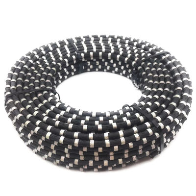 Lungo ciclo di vita filo di diamante 12,0 mm* 40 di gomma rivestita per il taglio di roccia in una cava di granito