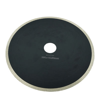 Supporto personalizzato 180 mm Strumenti di diamanti a pressione calda Dischi a bordo continuo per il taglio di pietra
