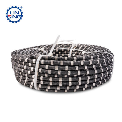 11.5mm sinterizzato corda di perline seghe di filo di diamante per il taglio di calcestruzzo armato bagnato / asciutto