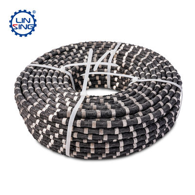 11.5mm sinterizzato corda di perline seghe di filo di diamante per il taglio di calcestruzzo armato bagnato / asciutto