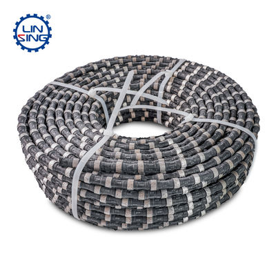 11.5mm sinterizzato corda di perline seghe di filo di diamante per il taglio di calcestruzzo armato bagnato / asciutto
