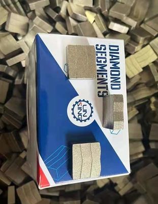 13/15/20mm Segmento di diamanti in argento multiblade per il taglio del granito di marmo da 5,5 a 6,5 mm