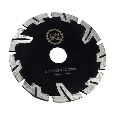 Disco di diamanti protetto con denti di grado industriale da 115 mm per il taglio di mattoni di granito e marmo