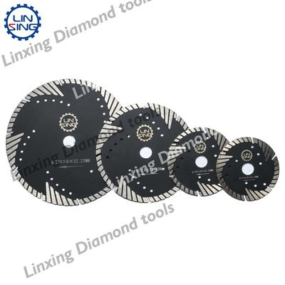 Protected Turbo Teeth Diamond Disc per il taglio di marmo di mattoni