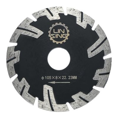Protected Turbo Teeth Diamond Disc per il taglio di marmo di mattoni