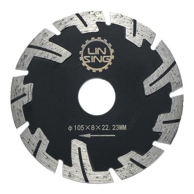 Protected Turbo Teeth Diamond Disc per il taglio di marmo di mattoni
