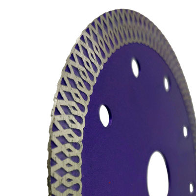 Strumenti di taglio di pietra per diamanti Dischi di taglio turbo a maglia X super sottili per taglio a secco bagnato