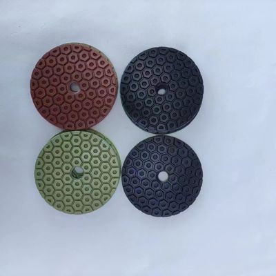 Pad di lucidatura per pavimenti in pietra di marmo di resina e granito di diamanti da 100 mm per lucidatore a secco bagnato