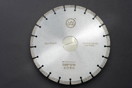 Argento professionale 12 pollici diamante lametta a sega circolare per calcio silicato disco di taglio