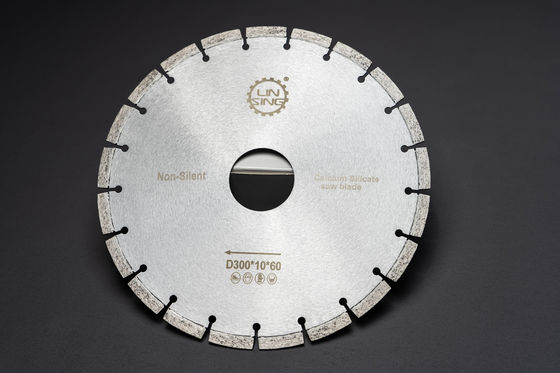 Argento professionale 12 pollici diamante lametta a sega circolare per calcio silicato disco di taglio