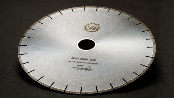 Tipo di processo Dischi di taglio in ceramica di porcellana saldata al laser e cuscinetti per seghe da muratura