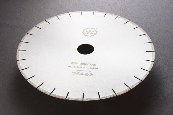 Tipo di processo Dischi di taglio in ceramica di porcellana saldata al laser e cuscinetti per seghe da muratura