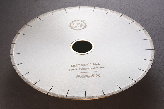 Tipo di processo Dischi di taglio in ceramica di porcellana saldata al laser e cuscinetti per seghe da muratura