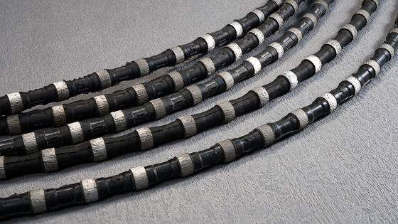 D11.5MM D12MM Corda di seghe a filo di diamante per il taglio di acciaio misto e calcestruzzo in cava di pietra