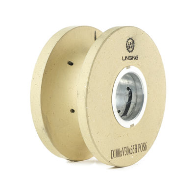60 Grit Resin Bond Diamond Grinding and Polishing Wheel per la profilazione del bordo della pietra