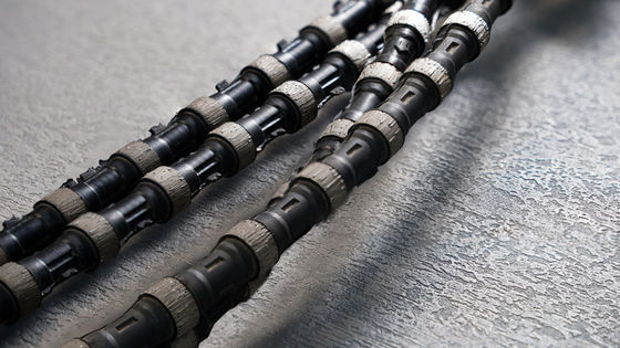 D11.5MM D12MM Corda di seghe a filo di diamante per il taglio di acciaio misto e calcestruzzo in cava di pietra
