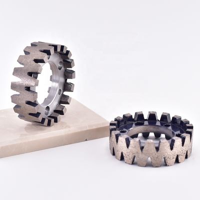 Smallatura della pietra CNC standard e ruota di stubbing continua per la macinatura di pietre Slab utensili spessore 20 mm
