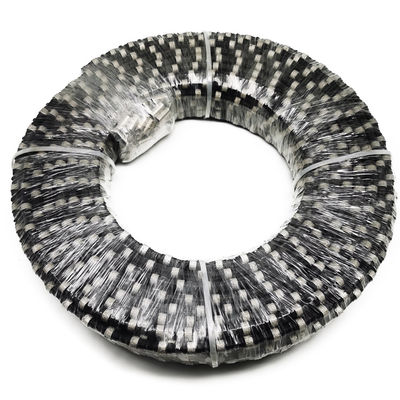 Colore personalizzato Diamond Wire Saw Rope per taglio bagnato Strumenti di taglio del calcestruzzo