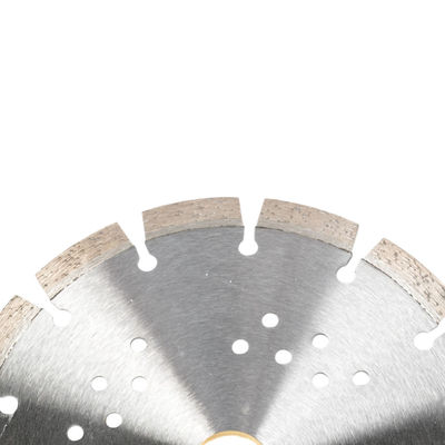 1Spessore della lama.4-2.2 mm Saldatura laser Lama a sega di diamante per taglio di calcestruzzo in pietra