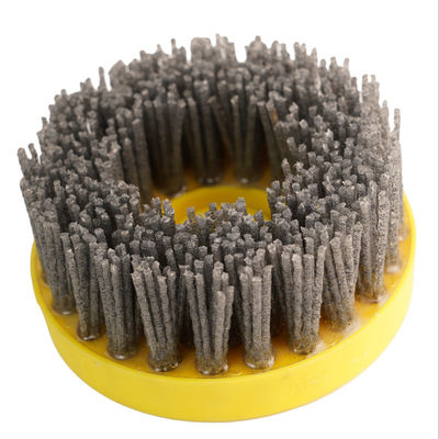 Supporto OBM personalizzato 100mm-300mm Nylon Francoforte spazzola abrasiva per la lavorazione della pietra