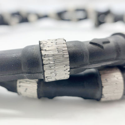 Supporto personalizzato seghe a filo di diamante 11,5 mm fune a perline sinterizzate per l'estrazione di marmo