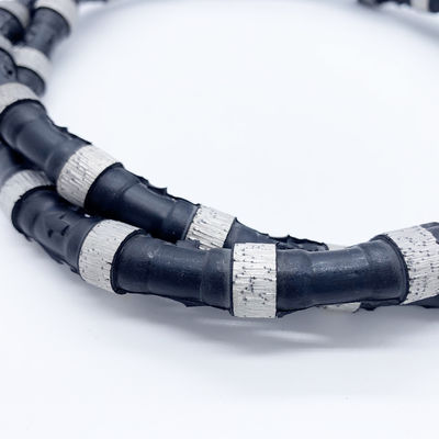 Supporto personalizzato seghe a filo di diamante 11,5 mm fune a perline sinterizzate per l'estrazione di marmo