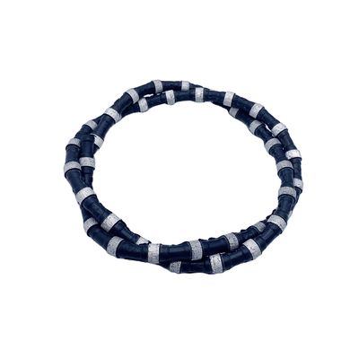 Supporto personalizzato seghe a filo di diamante 11,5 mm fune a perline sinterizzate per l'estrazione di marmo