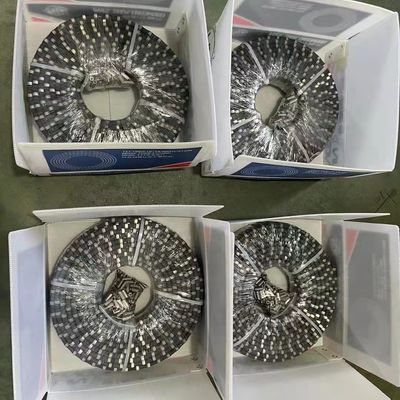 Supporto personalizzato seghe a filo di diamante 11,5 mm fune a perline sinterizzate per l'estrazione di marmo