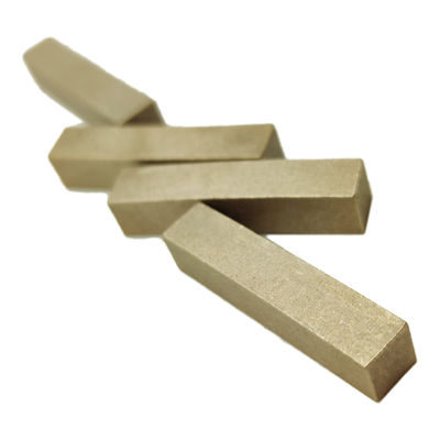 Taglio di marmo 40*8*8mm Segmento sandwich di diamanti con colore giallo in Messico