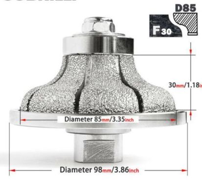 Strumenti di diamanti di prima qualità per la profilazione delle ruote