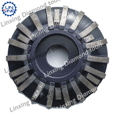 45-120 mm Bit di router di diamanti brasati al vuoto per bordatura di pietra Full Bullnose