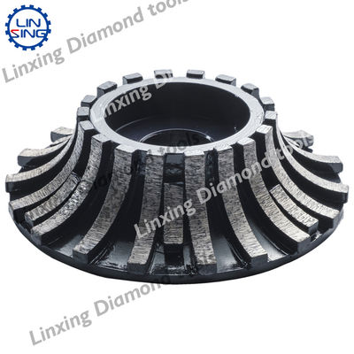 45-120 mm Bit di router di diamanti brasati al vuoto per bordatura di pietra Full Bullnose