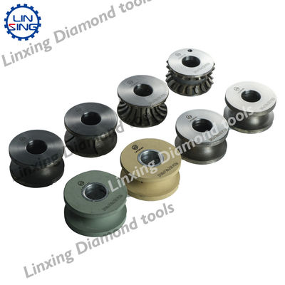 45-120 mm Bit di router di diamanti brasati al vuoto per bordatura di pietra Full Bullnose