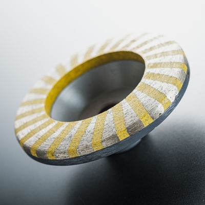 Lungo durata singolo tipo grezzo utensili di diamante rulli di tazza di macinazione con prestazioni stabili
