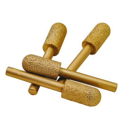 Granito marmo incisione di pietra di diamante router bit Grit 30 -60 bit brasati sotto vuoto