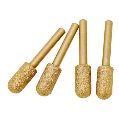 Granito marmo incisione di pietra di diamante router bit Grit 30 -60 bit brasati sotto vuoto