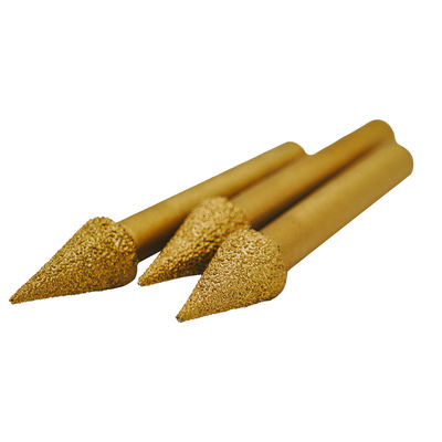 Granito marmo incisione di pietra di diamante router bit Grit 30 -60 bit brasati sotto vuoto