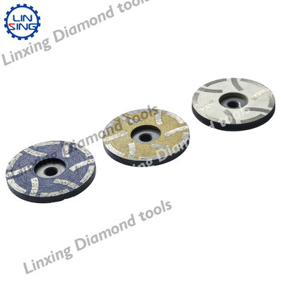 Ruote di tazze di macinazione a diamanti blu in progettazione con supporto ODM e Grit personalizzato