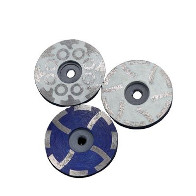12 segmenti D100MM Griglia di calcestruzzo con 5/8-11 connessione e ruota abrasiva