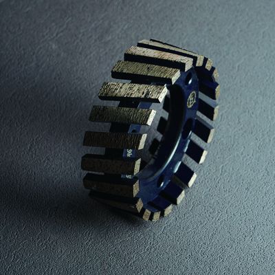 Flessibile e resistente ruota CNC a segmento di diamante a turbo di 86 mm ruota