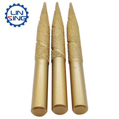 TiAIN Coating Vacuum Brazed Diamond Carver per la macchina di incisione in pietra CNC