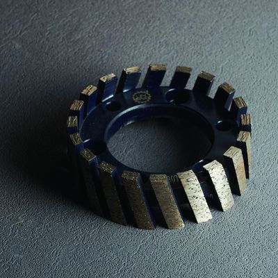 50 mm utensile di diamanti in granito blu ruota di stampaggio CNC per lucidare e macinare il marmo