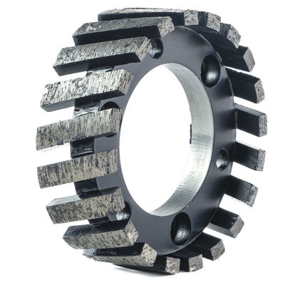 Flessibile e liscia lucidatura pietra fresatura CNC Stubbing Wheel con D37*90L*1/2"G Shank