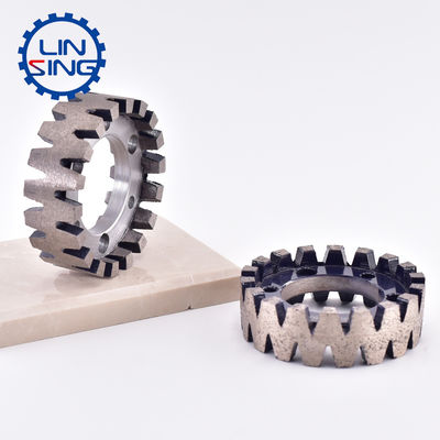 Flessibile e liscia lucidatura pietra fresatura CNC Stubbing Wheel con D37*90L*1/2"G Shank