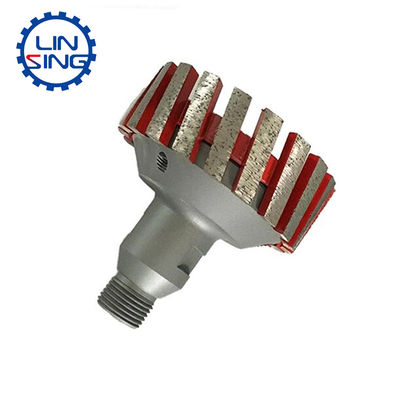 Flessibile e liscia lucidatura pietra fresatura CNC Stubbing Wheel con D37*90L*1/2"G Shank