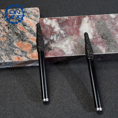 Bit di incisione in pietra di diamanti brasata al vuoto da 10 mm con funzione di incisione e rivestimento TiCN