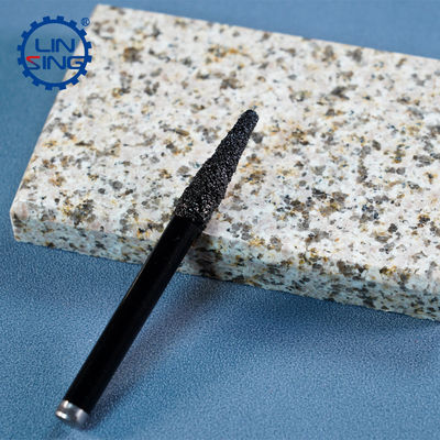 Bit di incisione in pietra di diamanti brasata al vuoto da 10 mm con funzione di incisione e rivestimento TiCN