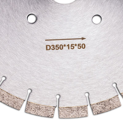 Lametta di seghe di diamanti D350mm personalizzata per il taglio di lastre di pietra