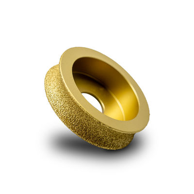 Lavoratore a vuoto con filo di pietra brazzato per profilo di diamante ruota di rottura 64-134 mm polvere di metallo